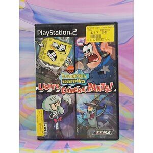 SpongeBob SquarePants: Lights, Camera, Pants (Sony PlayStation 2, 2005) CIB PS2